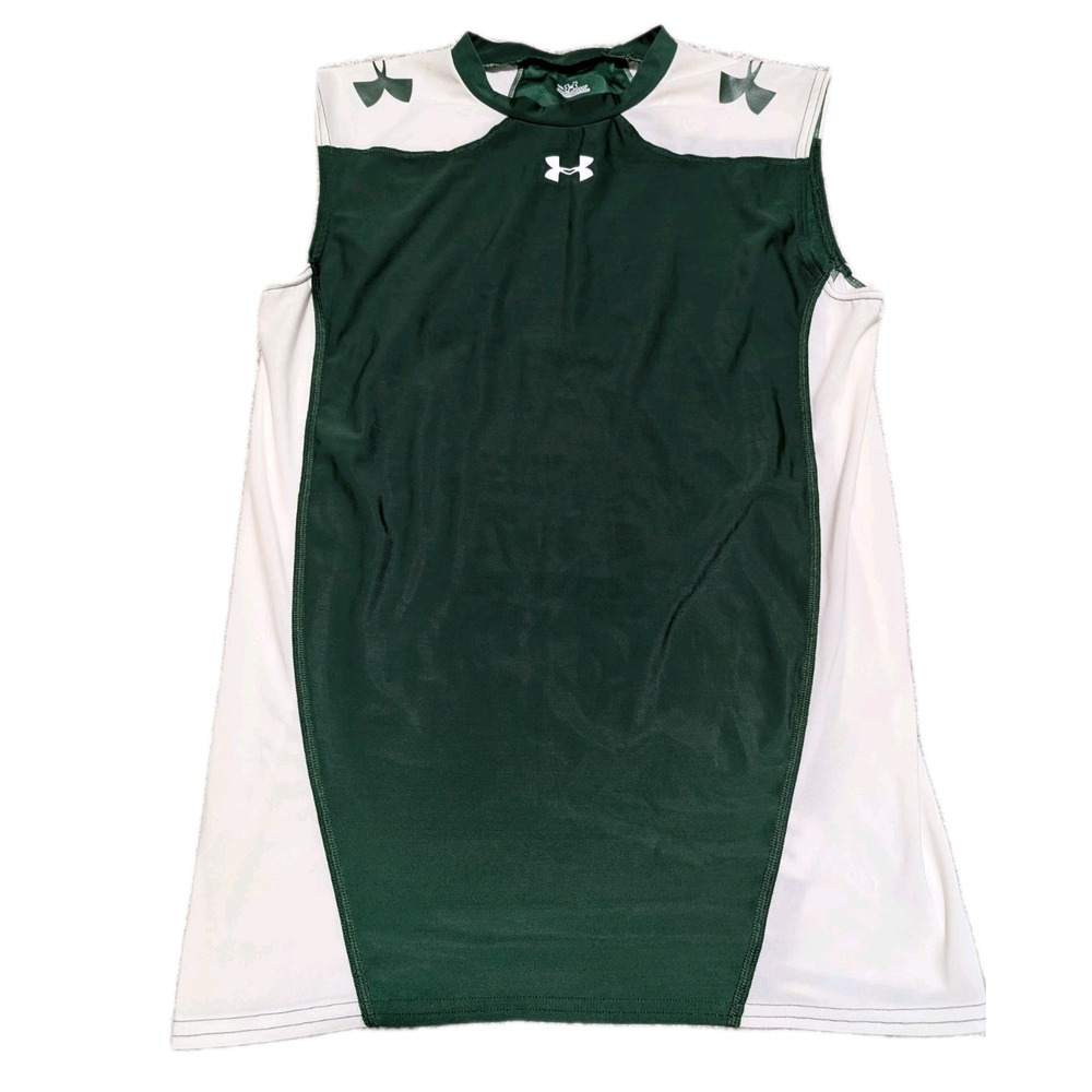 Under Armour Stock Tempo Racerback‎ Jersey 2XL Green & White